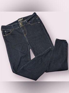 👖 Torrid Super Soft Jegging Jeans Womens 16R High Rise Button Fly Dark Wash